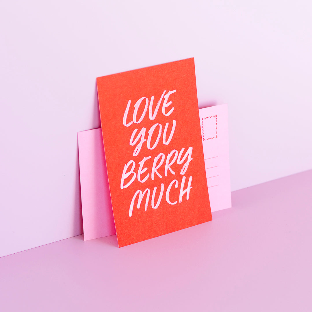 Postal "Love you Berry Much"