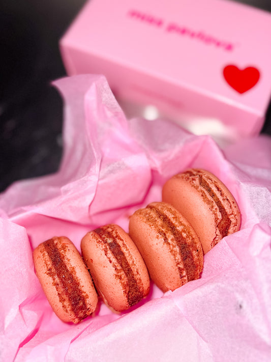 Caixa Macarons Red Velvet